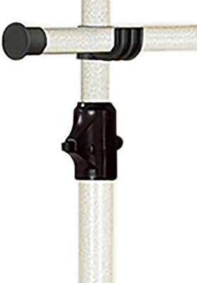 PRINCE HANGER Heavy Duty Adjustable Garment Rack – One Touch System for Easy Assembly, 352 LBS Load Capacity, Freestanding Metal Wardrobe Closet Rack Ivory (Width Adjustable, PHUS-0023)