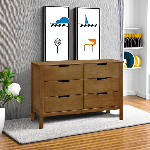 Carter's by Davinci Colby 6-Drawer Dresser in Walnut