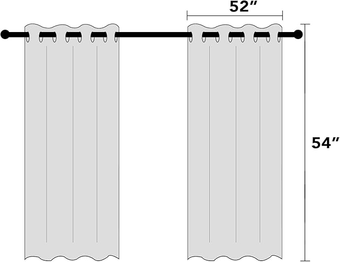 PrinceDeco 100% Blackout Curtains for Bedroom 2 Panels Set Thermal Insulated Full Light Blocking Drapes Window Curtain Panels Grommet Black Out Cute Curtains for Nursery,52" W x 54" L, Blue Sapphire