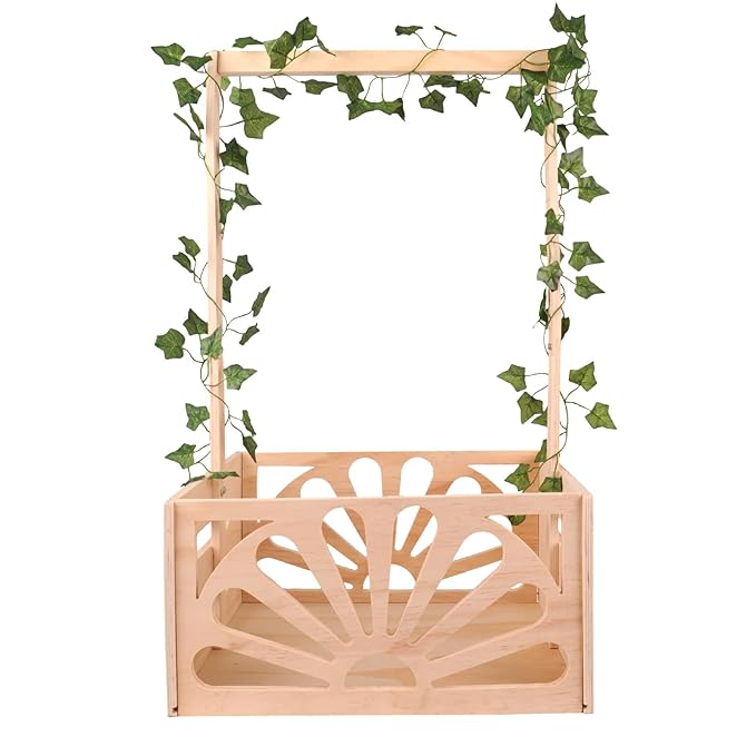 Wooden Baby Shower Crate Closet-Baby Shower Basket with Handle Hanger Rack String Lights Welcome Gift Basket Wooden Crate for Baby Shower Newborn Boys Girls Pregnancy Gifts for New Parents X-Large