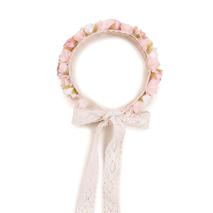 New Model Children Girl Lace Headbands Lace Flower Hairbands 2pcs Hair Accessories Gift for Children (lace-4)