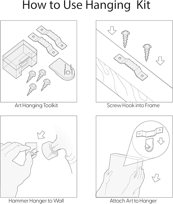 SIGNWIN Canvas Wall Art Woodland Nursery Decor Winter Trees Cool Dramatic Forest Multicolor Nature Photography Rustic - 12x18 inches