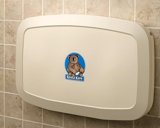 Koala Kare KB20000 Horizontal Baby Changing Station, 35 3/16 x 22 1/4, Cream (KB200-00)
