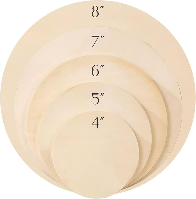 Custom Baby Name Announcement Disc, Wooden Hospital Photo Prop, 30 Colors & Multiple Font Options, Personalized Welcome New Baby Name Sign, 4-8 Inches