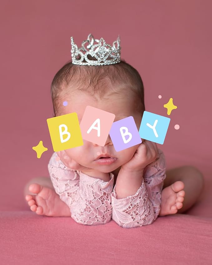Newborn Photography Beanbag (Unfilled) 32″ Donut Style, Travel Size Posing Prop for Baby Photoshoots, Vegan Leather Baby Posing Pillow with Handle, Wipe-Clean, Ideal for Studio, Home or On-The-Go Use