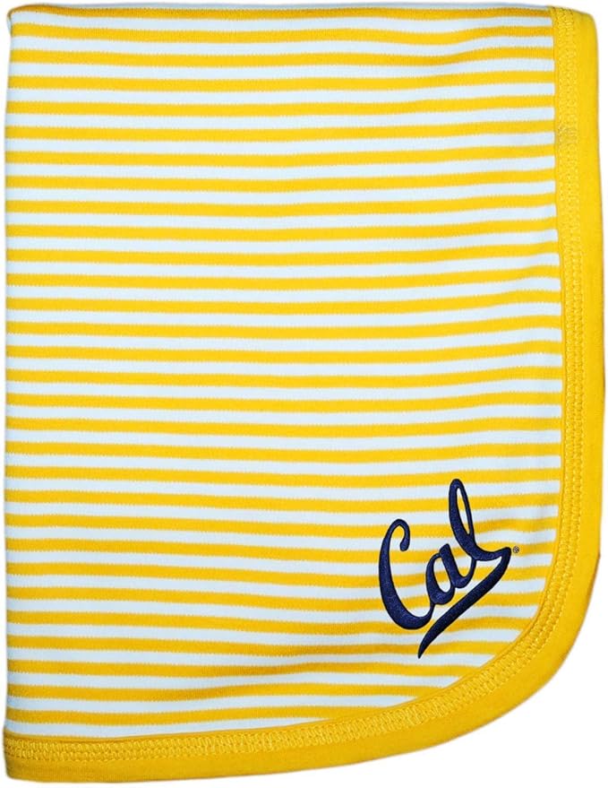 Creative Knitwear University of California at Berkeley Cal Striped Baby and Toddler Blanket