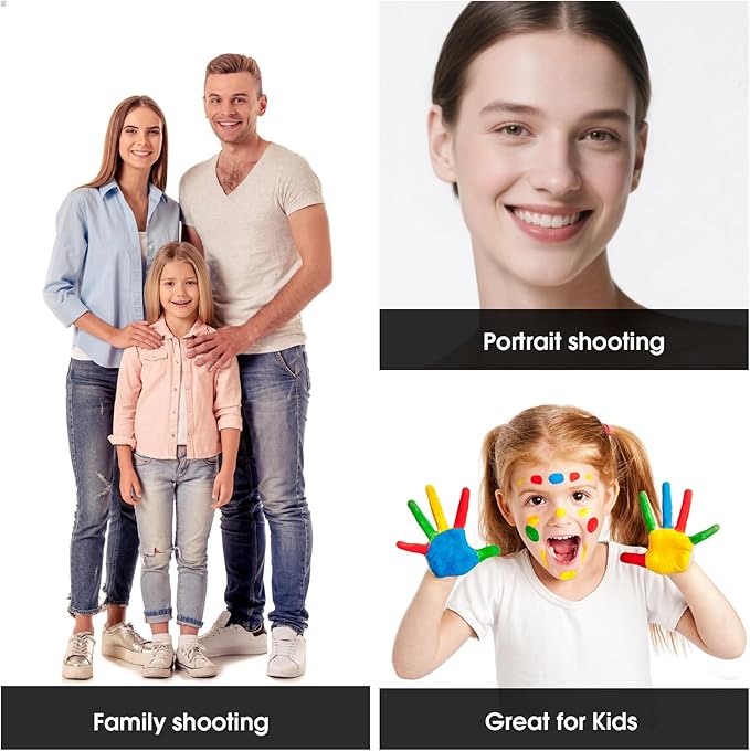 10x20ft White Backdrop for Photography, Dual-Size Dual-Pocket Design Photo Booth Background for Portrait Photoshoot, Party and Video with Both Options of 10 feet and 20 feet in Width