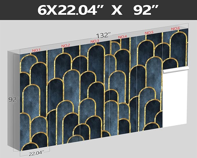 XMPMBM-Gold Geometrical Textured Fabric Wallpaper Abstraction Dark line Living Room Bedroom Bathroom Wall Mural-W 132" X H 92"(93 Square Foot)