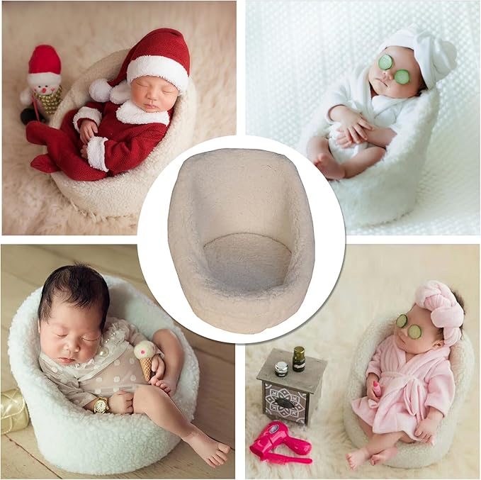 Infants Photo Posing Photography Props Baby Sofa Baby Photography White Sofa Small Newborn Chair