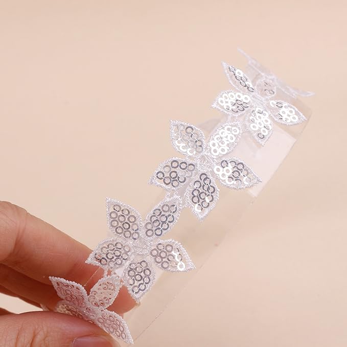 cherrboll Baby Flower Bows Headbands 6pcs Floral Hair Wraps Nylon Hairbands Crown Newborn Infant Toddler Hair Accessories