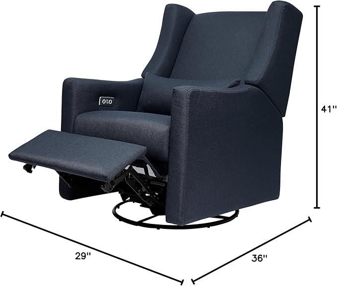 babyletto Kiwi Glider Recliner w/Electronic Control and USB