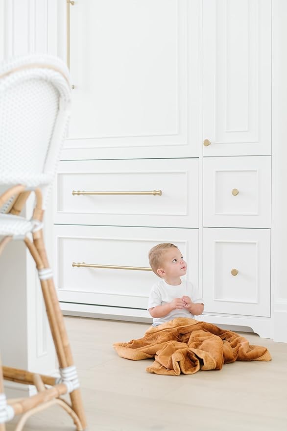 SARANONI Luxury Lush Kids Blanket | Ultra-Soft & Cozy Plush Comfy Blankets for Kids & Teens | Camel - 40” x 60”
