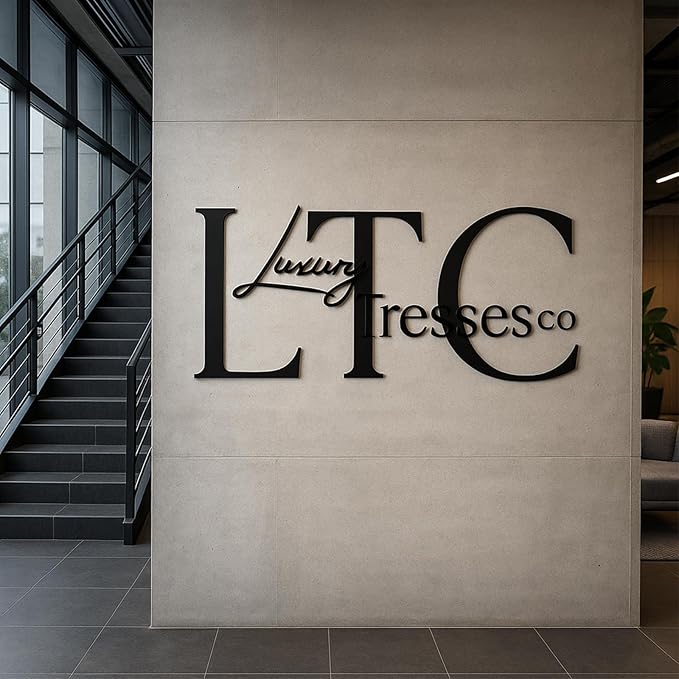 Personalized Business Sign - Custom 3D Laser Cut Acrylic Sign, Business Logo for Wall, Storefront, Salon, Wedding, Office, Company, Cafe, or Home Décor