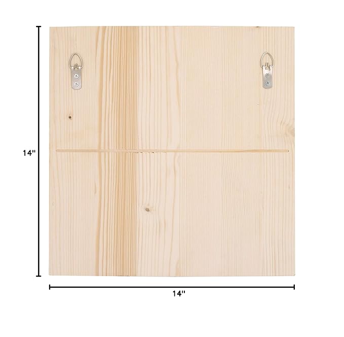 NoJo You are So Loved Pink & White Square Wood Nursery Wall Decor, Pink, White