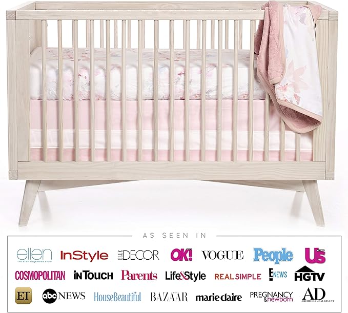 Oilo Baby Blanket, Luxury Soft Plush Chenille Backing & Turkish Cotton Jersey Print, Double Layered, 30" x 40", Rolled Jersey Edge Trim, Machine Wash, Perfect for Infant or Toddlers, Prim Floral