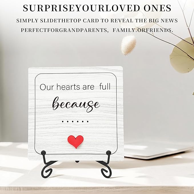 Pregnancy Announcement for Grandma Grandparents, Ultrasound Picture Frames Surprise Box, Pregnancy Announcement Sign, Baby Coming Soon Announcement, Pregnancy Reveal to Friends, Auntie, Uncle