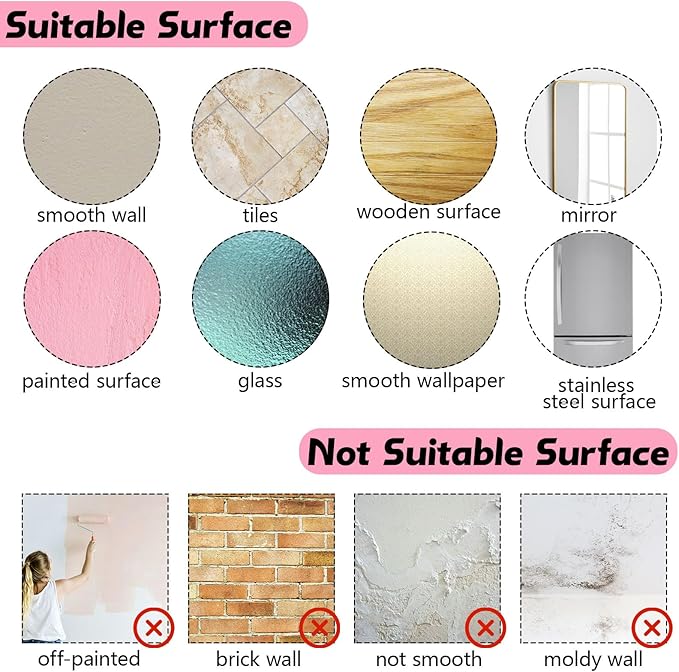 Rainbow Wall Decals Removable Peel and Stick Window Clings 4-Sheet Set with Sun, Rainbow, Heart Design for Girls Bedroom, Kids Room, Nursery Classroom Decor