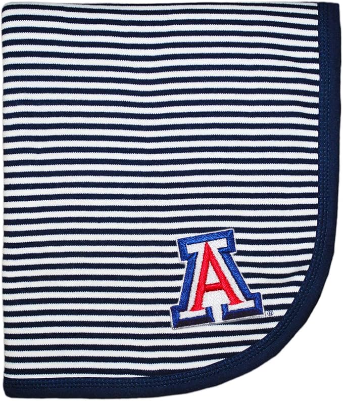 Creative Knitwear Arizona Wildcats Striped Baby and Toddler Blanket