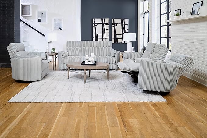 Parker Living Radius - Mega Grey Power Glider Reclining Console Loveseat