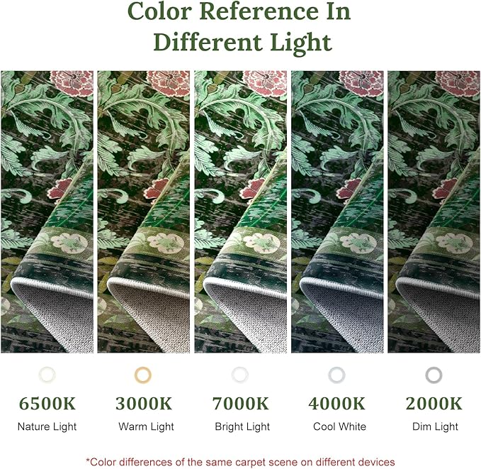 AMTOVO 2x6 Runner Rug for Hallway, Washable Non-Slip Long Kitchen Carpet, Floral Vintage Distressed Floor Mat for Hallways Entryway Living Room Laundry Room Bathroom Farmhouse, Dark Green