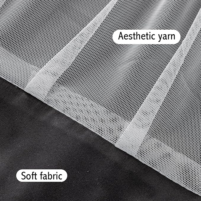 Anytime Romantic Kids Curtain,Hollow-Out Stars Window Curtain Double Layer Blackout Curtains for Girls Bedroom Kids Room 2Panel,(W52 x L84,Black)