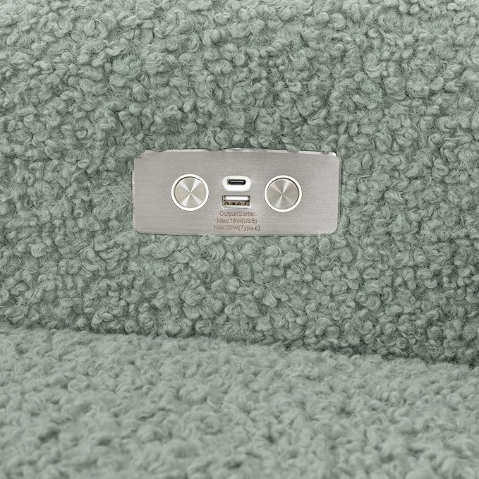 babyletto Kiwi Glider Recliner w/Electronic Control and USB