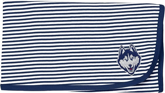 Creative Knitwear Connecticut Huskies Striped Baby and Toddler Blanket