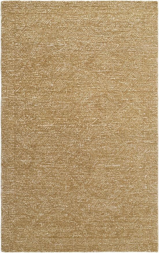Mark&Day Wool Rugs, 8x10 Theon Cottage Light Wood Area Rug, Brown Carpet for Living Room, Bedroom or Kitchen (8' x 10')