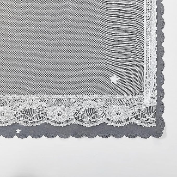 XiDi Black Out Curtains for Bedroom, Curtains for Girls Bedroom Decor, Kids Curtains 2 Panel Set, Blackout Curtains for Living Room Curtains 84 inches Long 2 Panel Grey