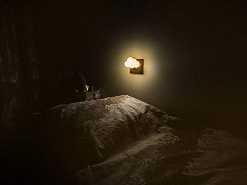 AUSAYE 4Pack Sensor LED Night Light Plug in Lamp Cloud Night Light Mini Pretty Night Lights for Adults Kids NightLight White