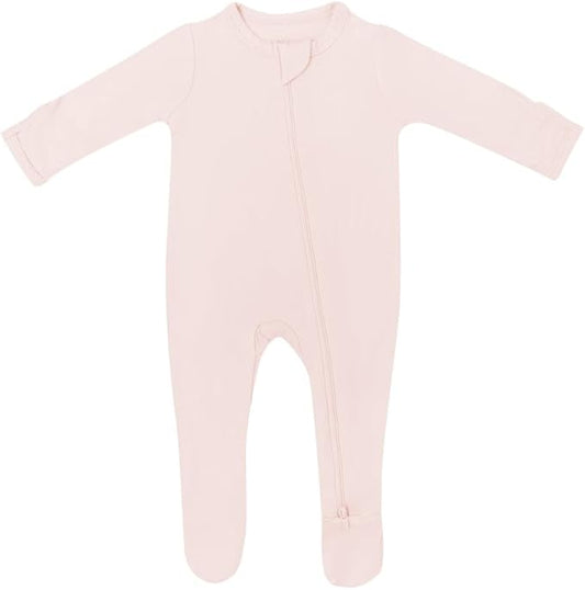 KYTE BABY Unisex Zipper Closure Footies, Rayon Made From Bamboo, 0-24 Months