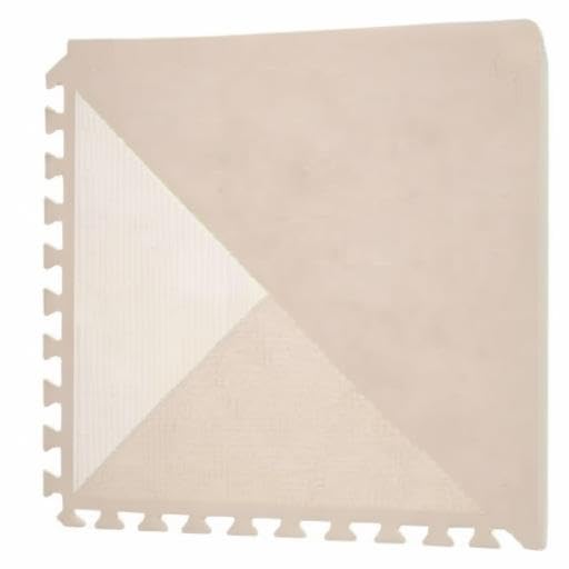 Toddlekind Playmat - Premium Foam Playmat, 4 x 6 feet, 6 Tile Extra Thick Foam Floor Puzzle Mat for Babies/Toddlers Stylish, Non-Toxic, Odorless. Perfect for Tummy Time, Crawling, and Play. Ideal for Nursery and Playroom. 0m+ (Golden Beige)