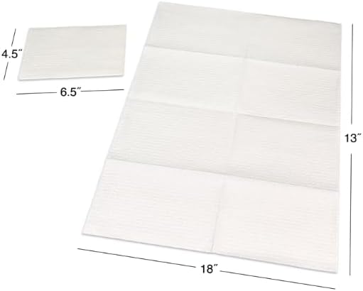 Foundations Waterproof Disposable Baby Changing Station Liner Refills for Commercial Restrooms, Doctor's Offices, Care Centers, 500 Pack, 2-Ply, 036-LCR