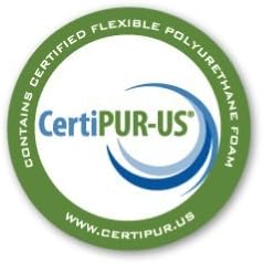 Fortnight Bedding 10 inch Twin Memory Gel Infused Foam Mattress with White Stretch Knit Fabric - CertiPUR-US Certified – 10 Year Warranty - Made in USA