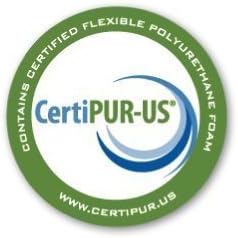 Fortnight Bedding 10 inch Size 33x74 inch Gel-Infused Memory Foam Mattress with White Stretch Knit Fabric - CertiPUR-US Certified – 10 Year Warranty - Made in USA