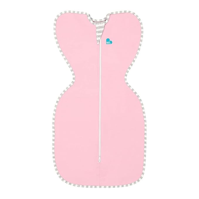 Love to Dream Swaddle UP, Dramatically Better Sleep, Allow Baby to Sleep in Their Preferred arms up Position for self-Soothing, snug fit Calms Startle Reflex, Pink, Small, 8-13 lbs