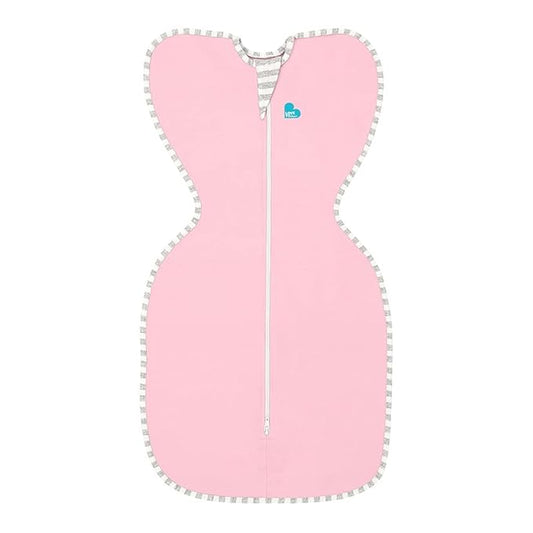 Love to Dream Swaddle UP, Dramatically Better Sleep, Allow Baby to Sleep in Their Preferred arms up Position for self-Soothing, snug fit Calms Startle Reflex, Pink, Small, 8-13 lbs