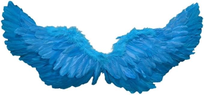 Angel Feather Wings, Lightweight Carnival Costume with Elastic Straps, Bright Color Cosplay Photography Props