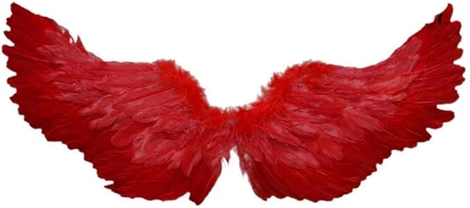 Angel Feather Wings, Lightweight Carnival Costume with Elastic Straps, Bright Color Cosplay Photography Props