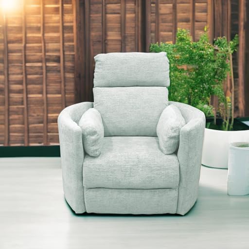 Parker Living Radius - Windstream Power Swivel Glider Recliner for Adults with USB and Type-C Ports, Single Sofa Chair for Living Room