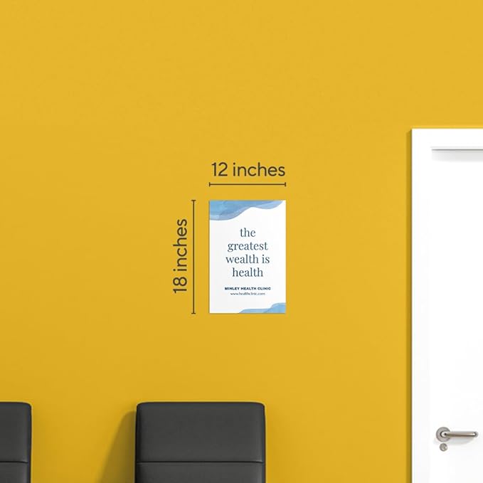 STAPLES - Personalized Semi-Gloss Poster - 12W" x 18L" Custom Print - Ideal for Home or Office Décor (School Chalkboard)