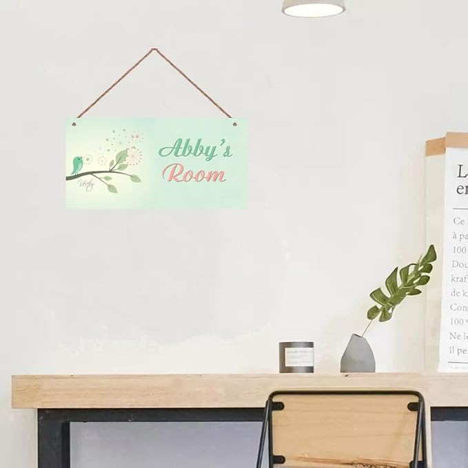 SLWEJQHA Personalized Sign Bird Room Décor For Little Man Cave, Tree Art Print Space Wall Art Décor For Boys Room Decorations, Singing Bird Picture Posters For Kids Bedroom Nursery Décor