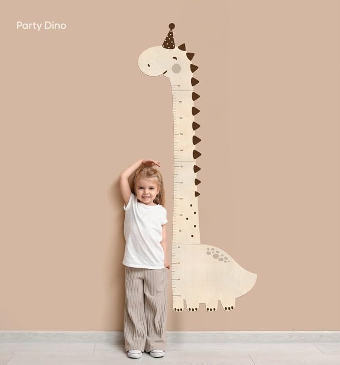 Custom Growth Chart Board, Giraffe Growth Chart Engraved Wood Ruler, Boys Room Decor, Kids Height Stick, Toddler Wooden Ruler, Baby Measuring Stick