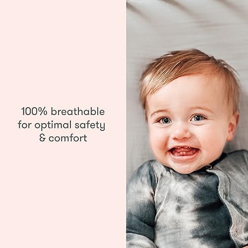 Newton Baby Fitted Crib Sheet (2-Pack) - Ultra Breathable and Soft, Organic Cotton, Fits All Standard Cribs, Plain White