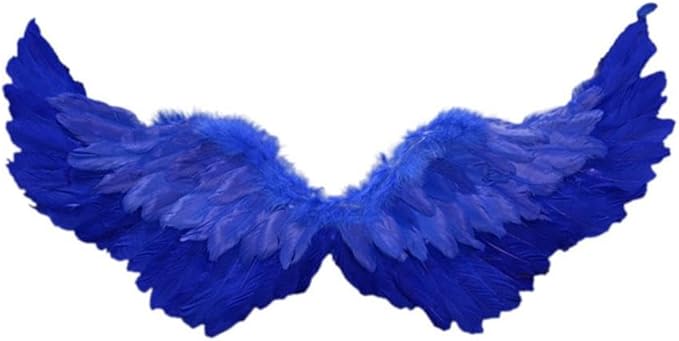 Angel Feather Wings, Lightweight Carnival Costume with Elastic Straps, Bright Color Cosplay Photography Props