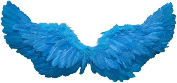Angel Feather Wings, Lightweight Carnival Costume with Elastic Straps, Bright Color Cosplay Photography Props