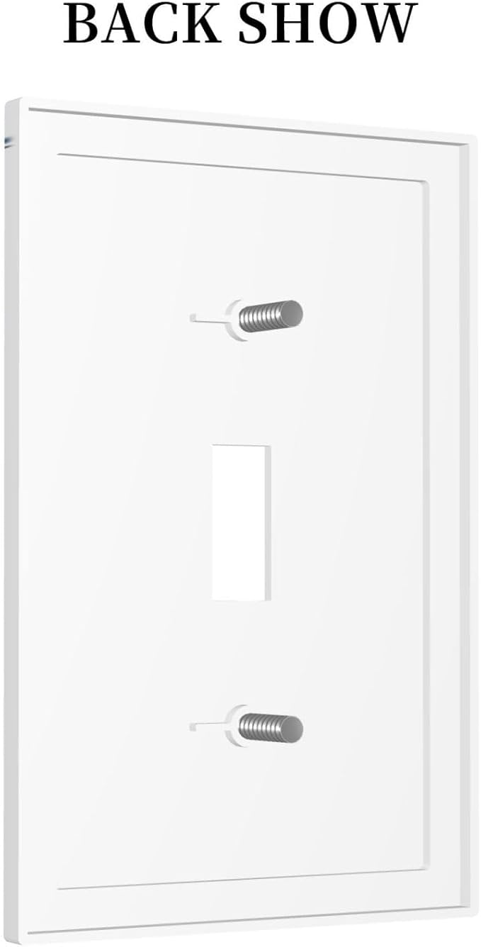 Kids Bus Taxi Truck 1 Gang Single Toggle Light Switch Covers Decorative Wall Plate Switchplate Electrical Faceplate for Nursery Kidsroom Bedroom Decor