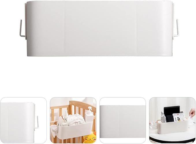 Toyvian Diaper Organizer Box Hanging Diaper Storage Bin Nursery Organizers for Changing Table Crib Baby Stroller