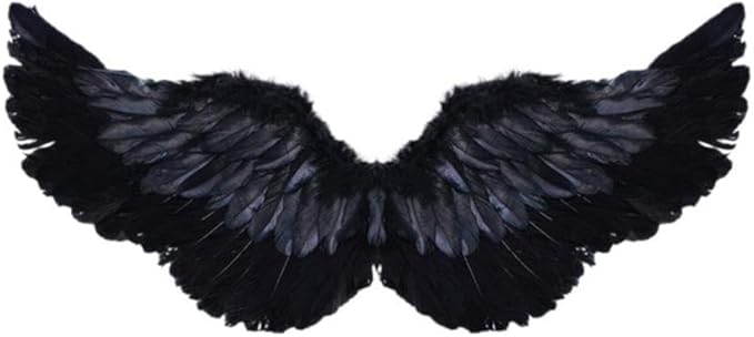 Angel Feather Wings, Lightweight Carnival Costume with Elastic Straps, Bright Color Cosplay Photography Props