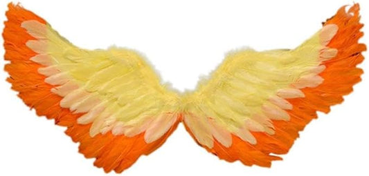 Angel Feather Wings, Lightweight Carnival Costume with Elastic Straps, Bright Color Cosplay Photography Props